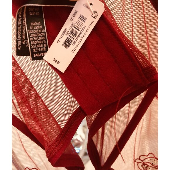 Victoria's Secret Corset 34B Very Sexy Push-Up Collection Midnight Affair - Picture 7 of 9